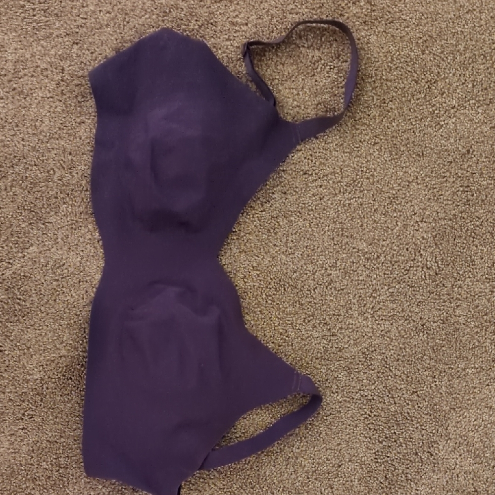 Knix Deep Purple Evolution Seamless V- Neck Bra